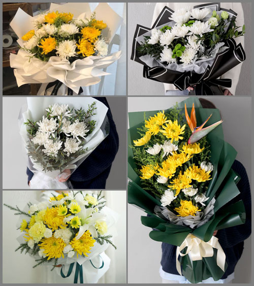 上海浦东新区高行镇周桥村白事花束代送